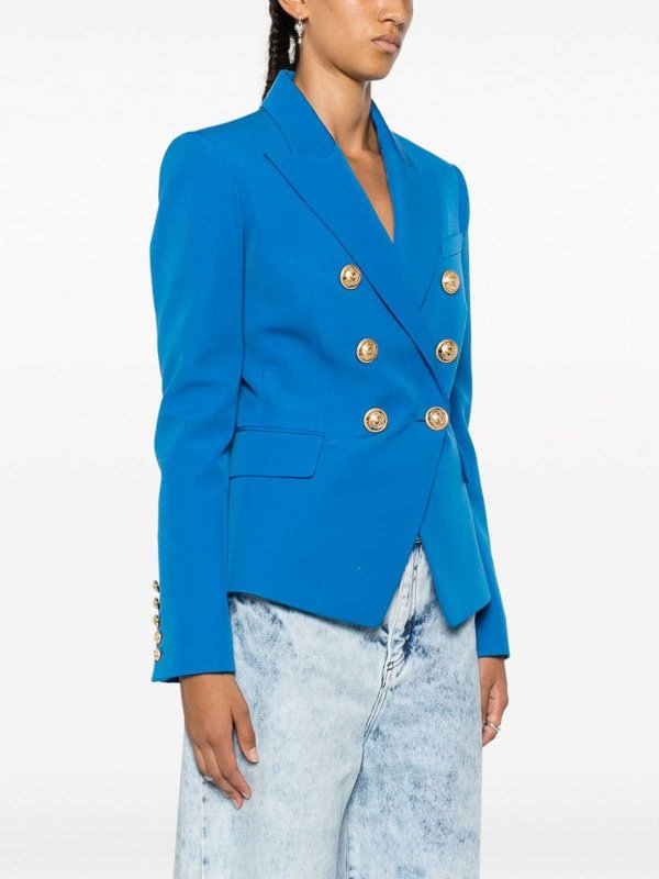 The Best Shops Balmain: カジュアルジャケット - カジュアルジャケット - ブルー