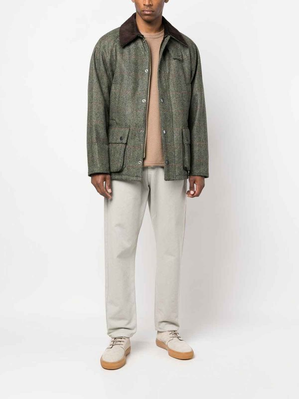 The Best Shops BARBOUR: short coats - Bedale wool coat