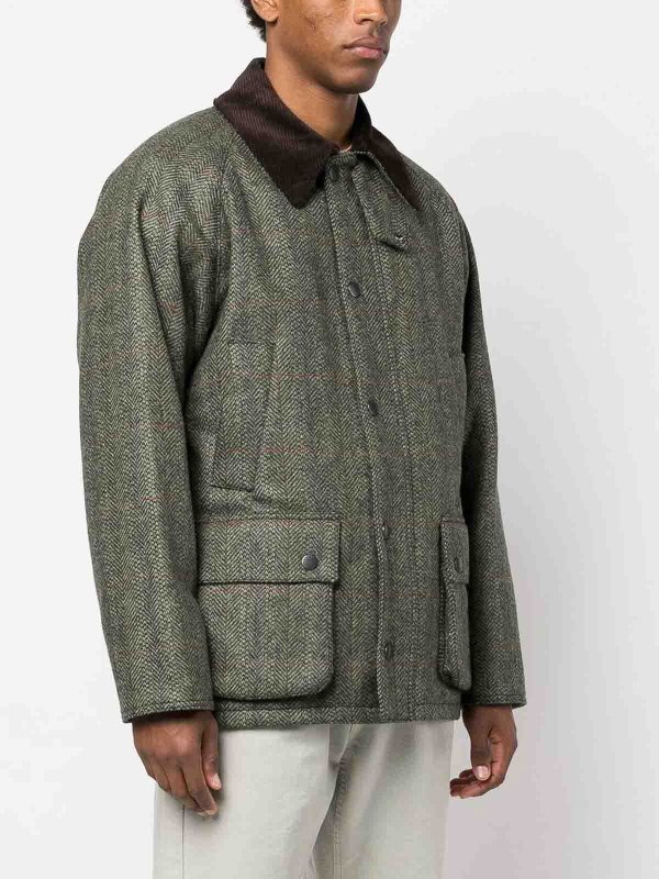 Bedale wool coat shop online: BARBOUR