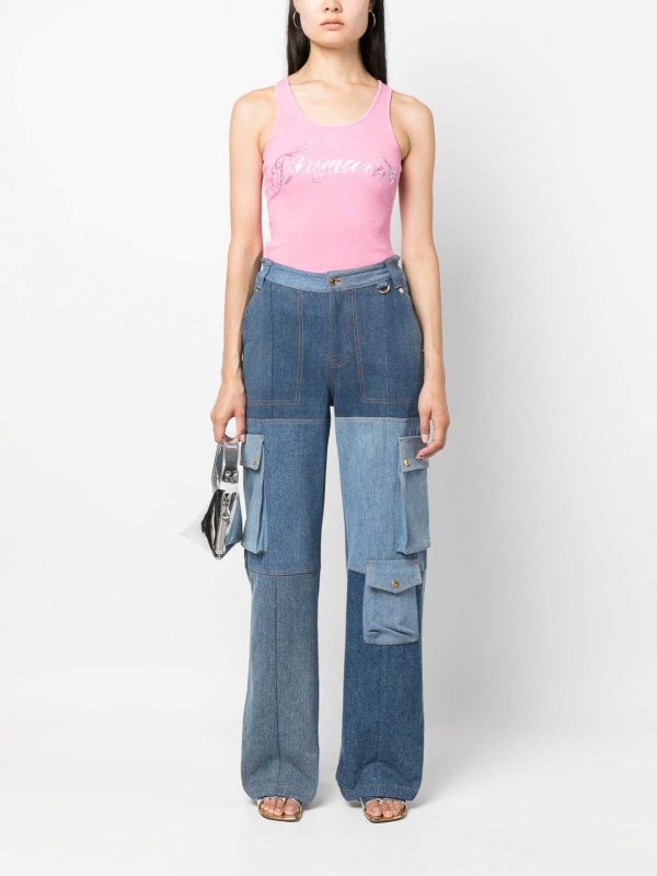 BLUMARINE: トップス＆タンクトップ online - トップ/タンクトップ - ヌードカラー