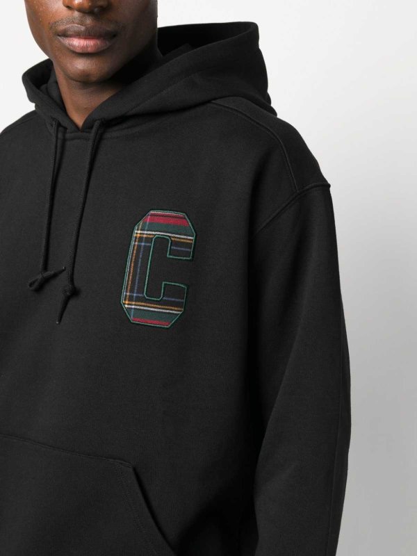 [CARHARTT]★HOODED WILES SWEATSHIRT Carhartt Hooded wiles sweatshirt - Black - Men | I03245789XX