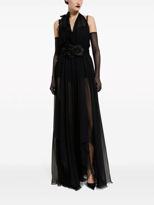 The Best Shops DOLCE & GABBANA: maxi dresses - Silk long dress