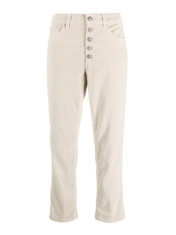 DONDUP: ブーツカットジーンズ - ブーツカットジーンズ - ベージュ