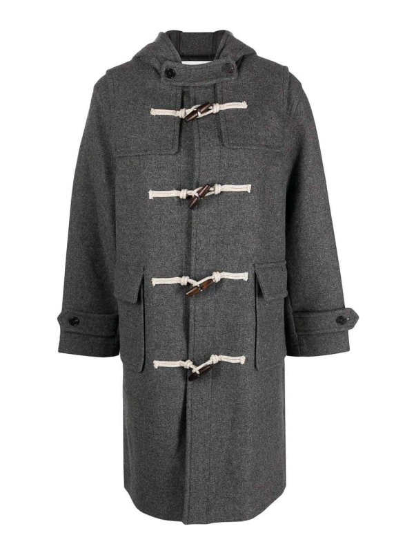 DUNST: short coats - Wool blend duffle coat