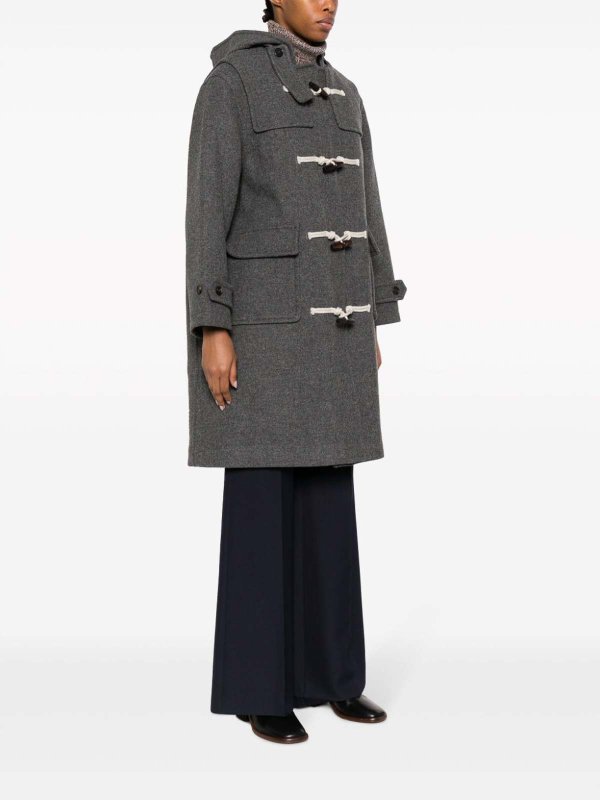 DUNST: short coats online - Wool blend duffle coat
