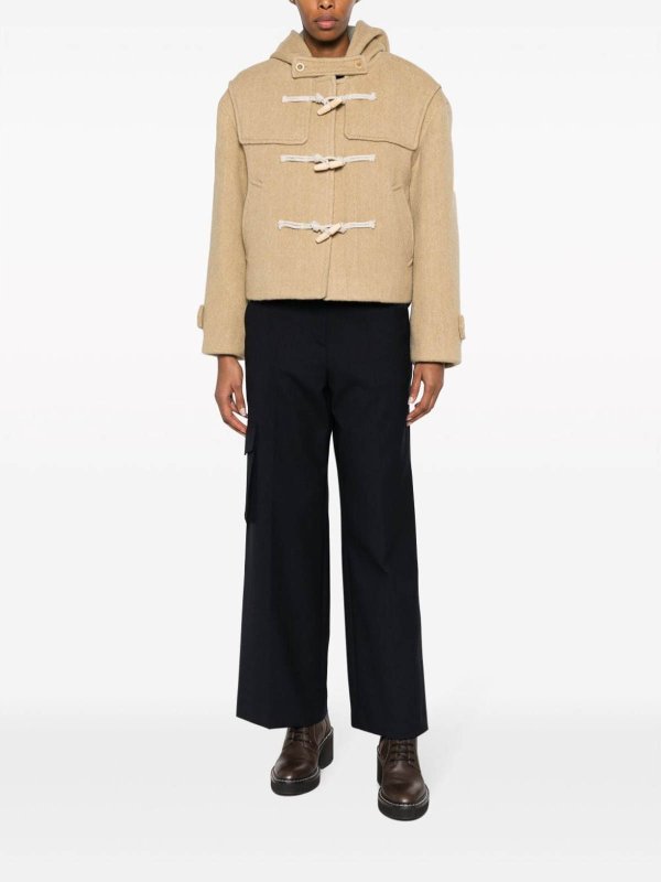 DUNST buy online Wool blend cropped duffle coat