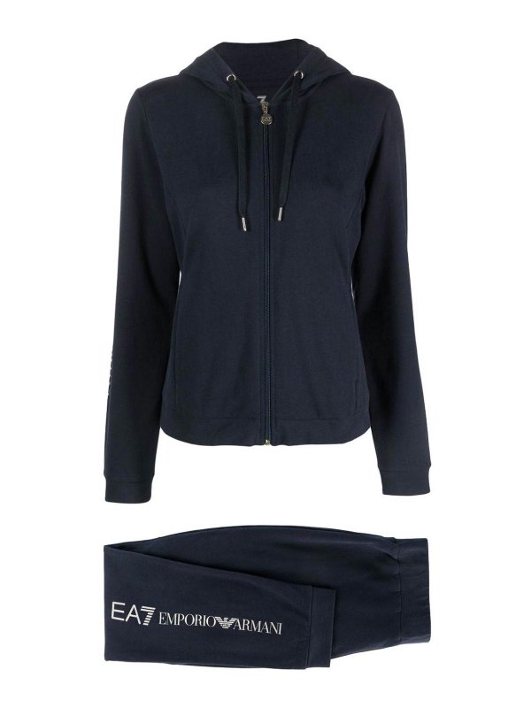EA7 Emporio Armani: pantaloni sport - Tuta in cotone