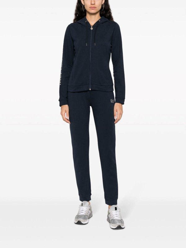 EA7 Emporio Armani: pantaloni sport online - Tuta in cotone