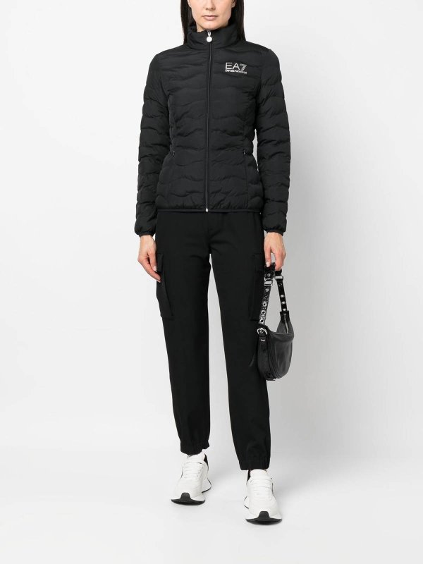EA7 Emporio Armani: casual jackets online - Logo down jacket