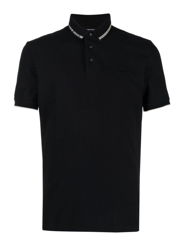 EMPORIO ARMANI: ポロシャツ - ポロシャツ - ブルー