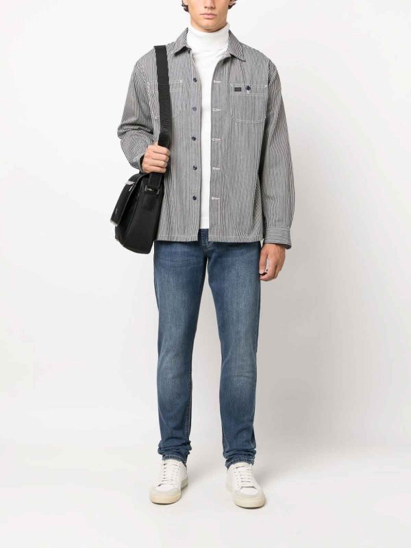 EMPORIO ARMANI buy online ブーツカットジーンズ - ブルー