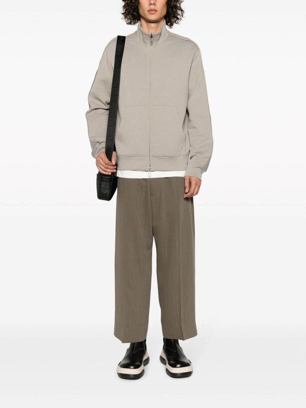 EMPORIO ARMANI: Sweatshirts & Sweaters online - Cotton zipped sweatshirt