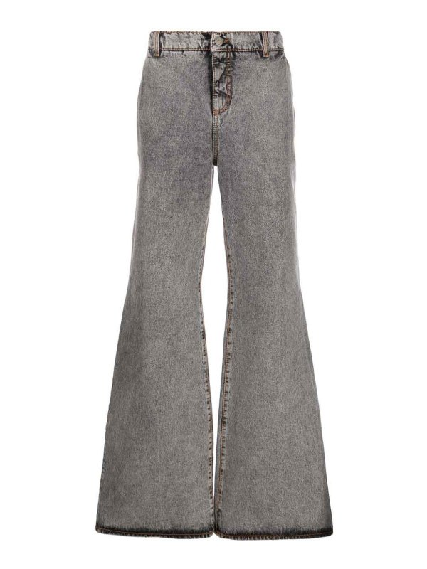 ETRO: bootcut jeans - Wide leg denim jeans