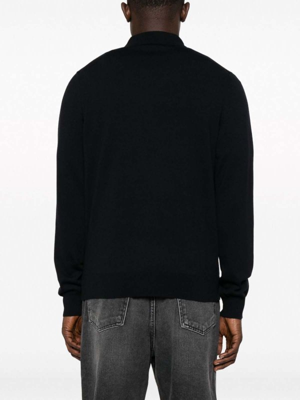 FRED PERRY: polo shirts online - Logo wool blend polo shirt