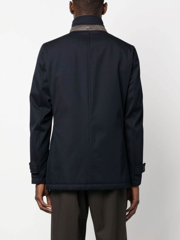 HERNO buy online Stand-up collar wool jacket