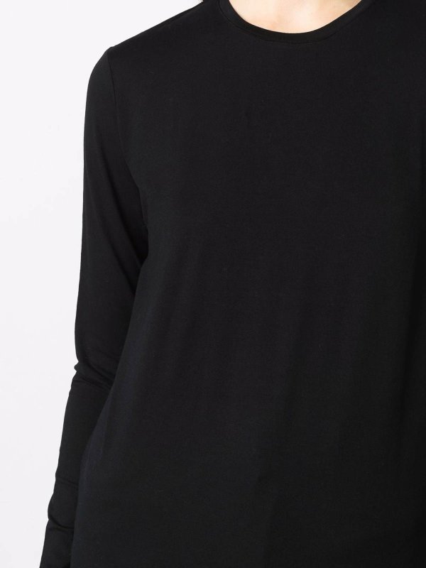 Majestic Filatures buy online Rundhalspullover - Schwarz