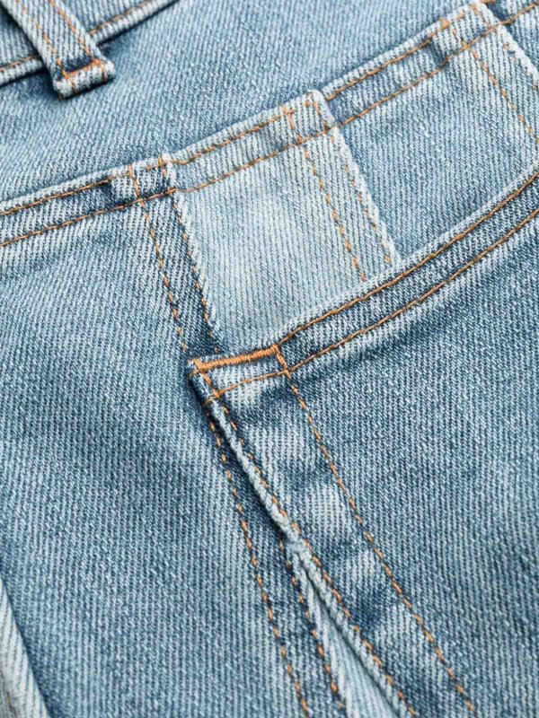 The Best Shops MUGLER: Light blue straight-leg jeans