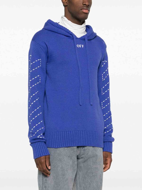 OFF-WHITE: Sudaderas y suéteres online - Sudadera - Azul