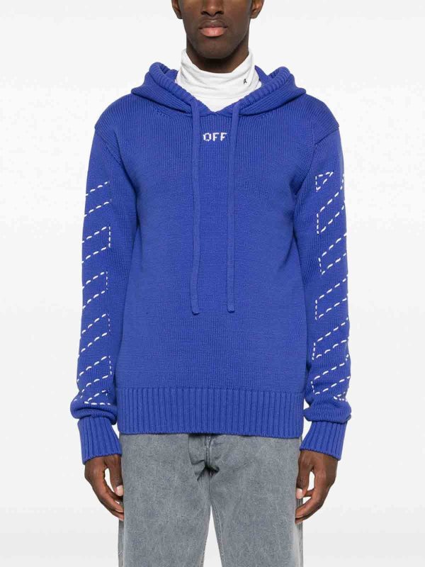 The Best Shops OFF-WHITE: Sudaderas y suéteres - Sudadera - Azul