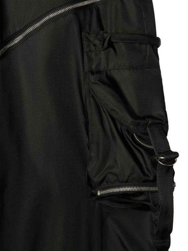 OFF-WHITE: casual trousers online - Nylon cargo pants