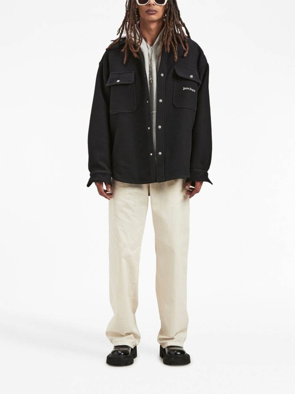 カジュアルジャケット - 黒 shop online: Palm Angels