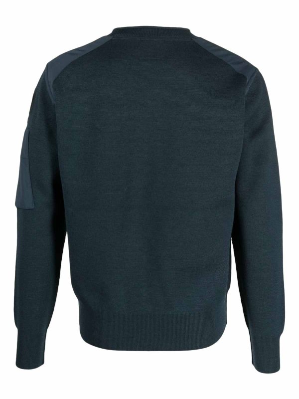 PARAJUMPERS: Strickpullover mit Rundhalsausschnitt online - Rundhalspullover - Blau