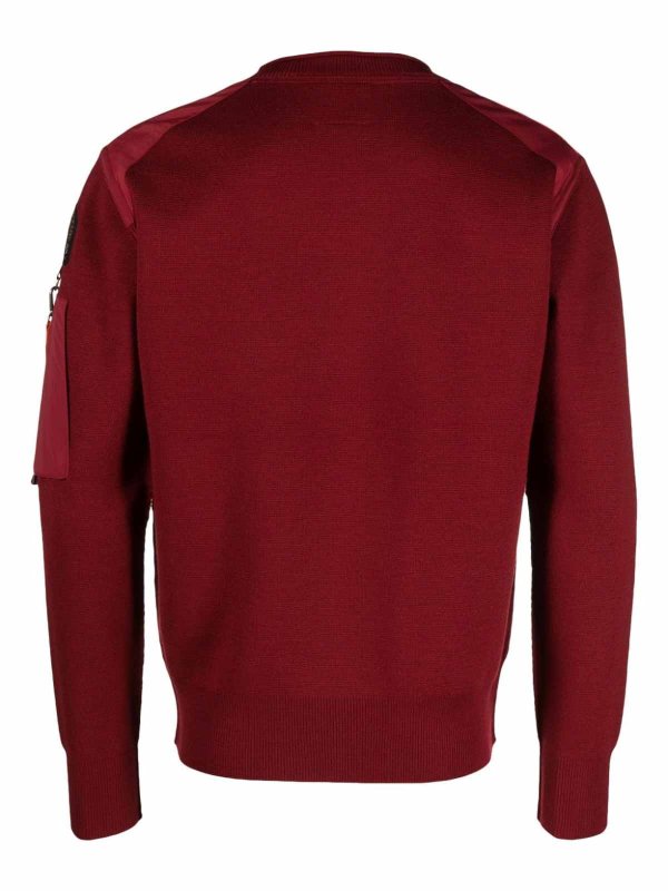 PARAJUMPERS: Strickpullover mit Rundhalsausschnitt online - Rundhalspullover - Rot