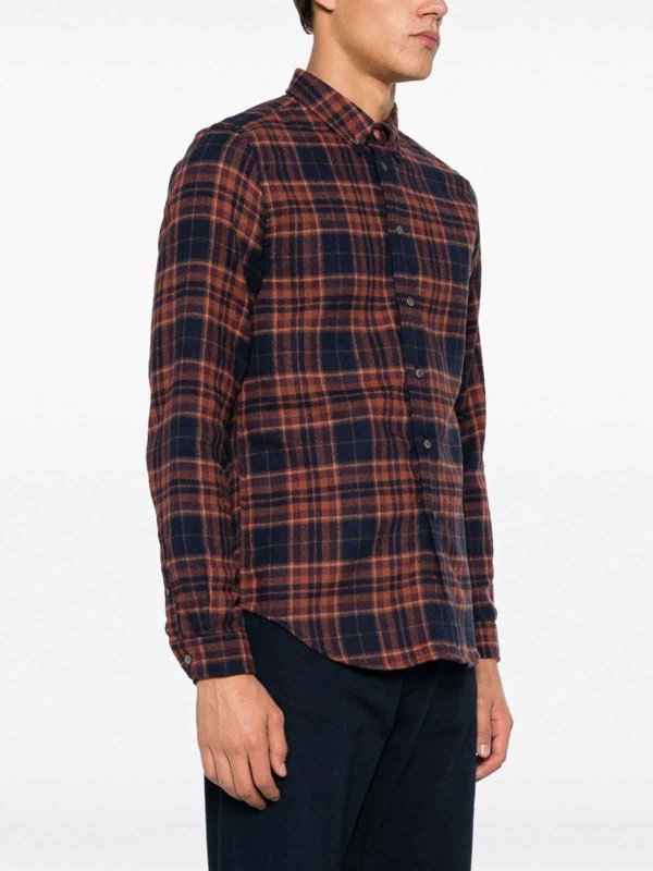 シャツ - ブルー shop online: PAUL SMITH