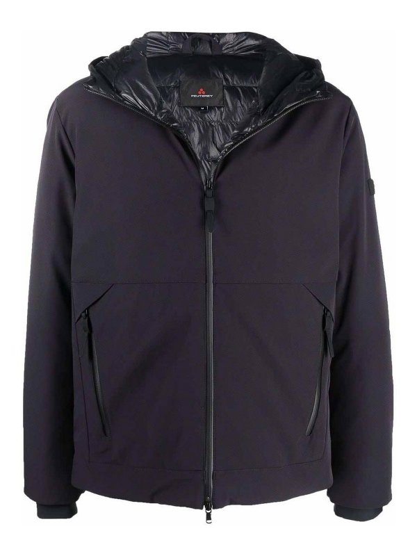 PEUTEREY: casual jackets - Loge nylon bomber jacket