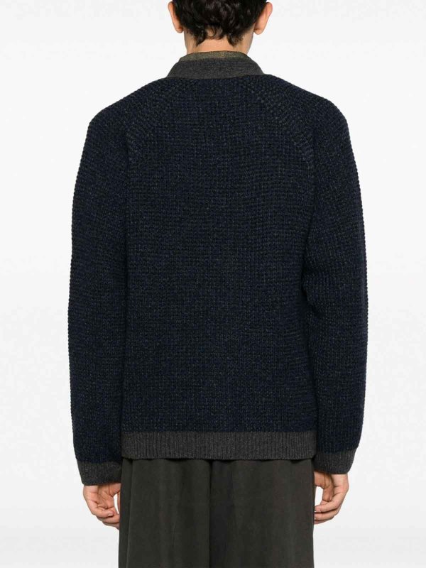 カーディガン - ブルー shop online: Universal Works