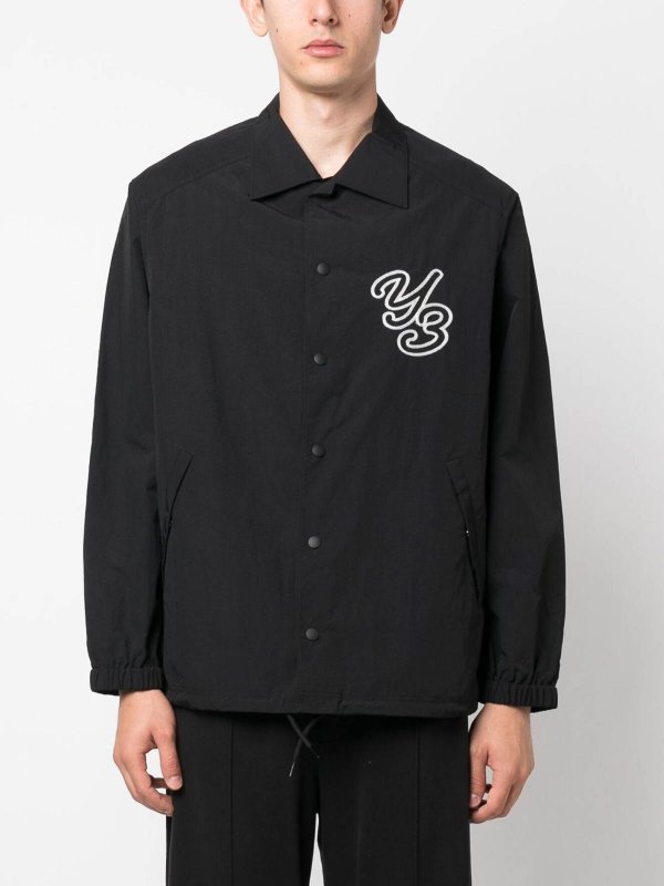 Logo coach jacket shop online: Y-3