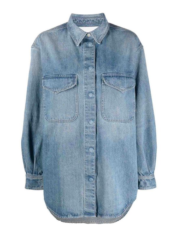 CLOSED: Hemden - Hemd - Helles Jeansblau