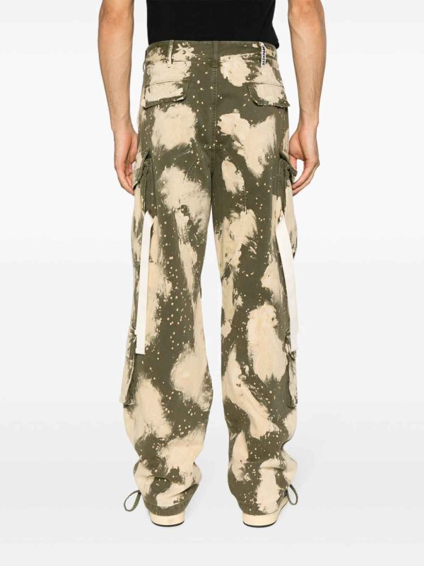 DARKPARK: casual trousers online - Saint camouflage cotton trousers