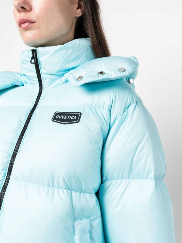 Risa hooded down jacket shop online: DUVETICA