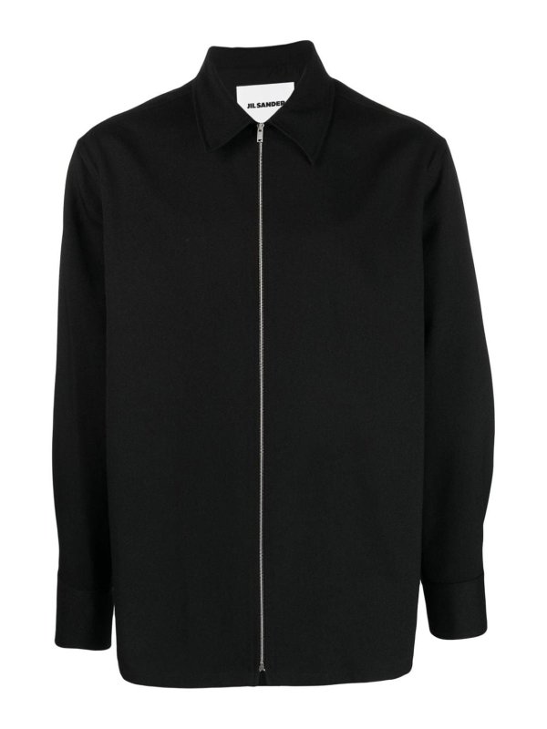 JIL SANDER: shirts - Zip-up shirt