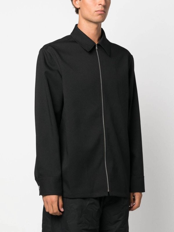 The Best Shops JIL SANDER: shirts - Zip-up shirt