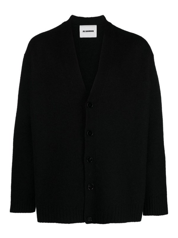 JIL SANDER: cardigan - Cardigan in lana