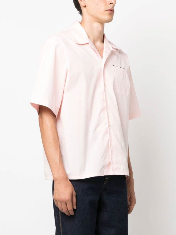Logo cotton shirt shop online: Marni