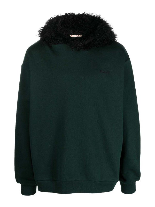 Marni: Sweatshirts & Pulls - Sweat-Shirts - Vert