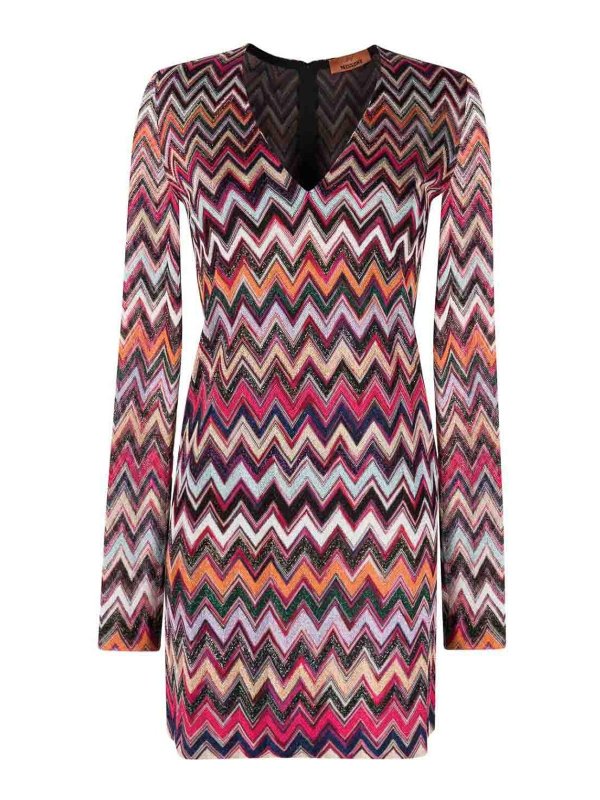 MISSONI: ショートドレス - ショートドレス - マルチカラー