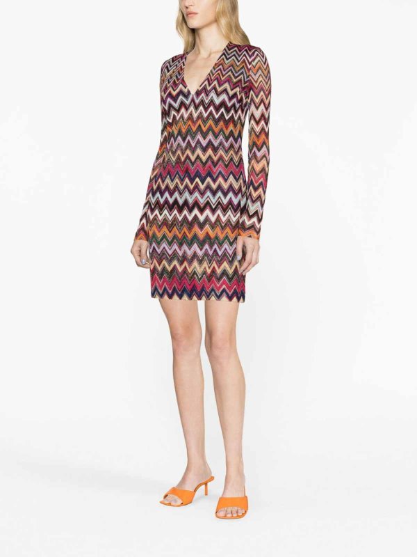 ショートドレス - マルチカラー shop online: MISSONI