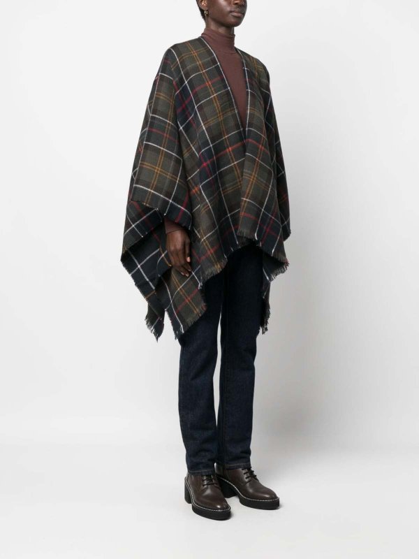 BARBOUR: scarves online - Montieth checked scarf