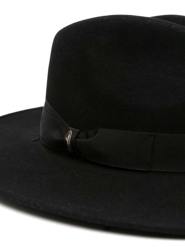 BORSALINO: Chapeau femme - Noir  Chapeau Borsalino 450002 en ligne sur