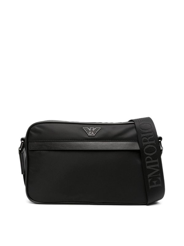 EMPORIO ARMANI: クロスボディバッグ - クロスボディバッグ - 黒