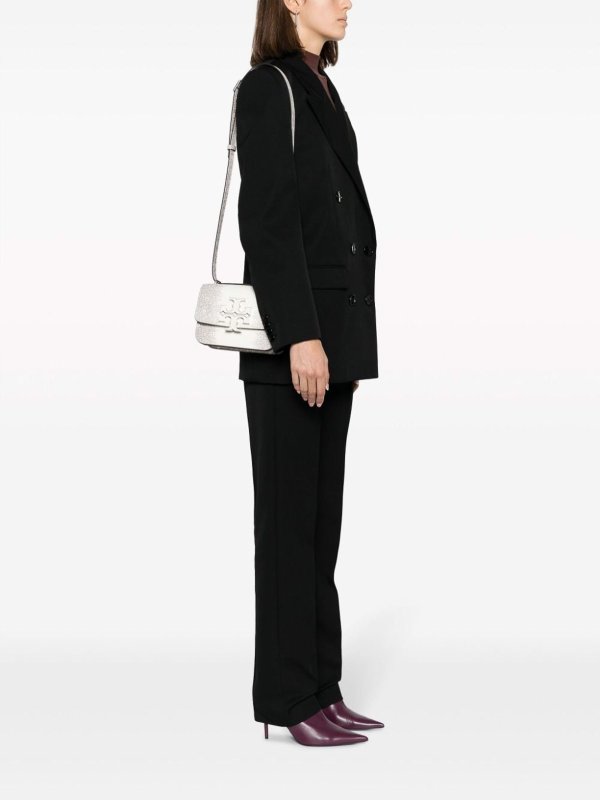 TORY BURCH: borse a tracolla online - Borsa Eleanor piccola in pelle