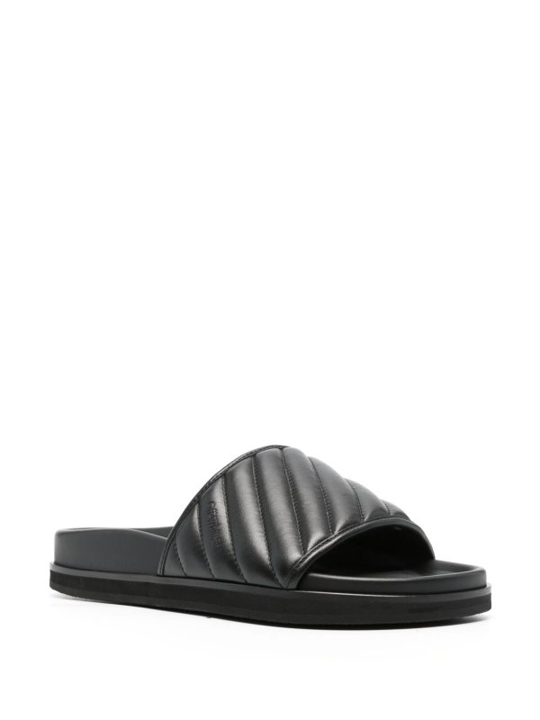 OFF-WHITE: Chanclas de playa online - Chanclas - Negro