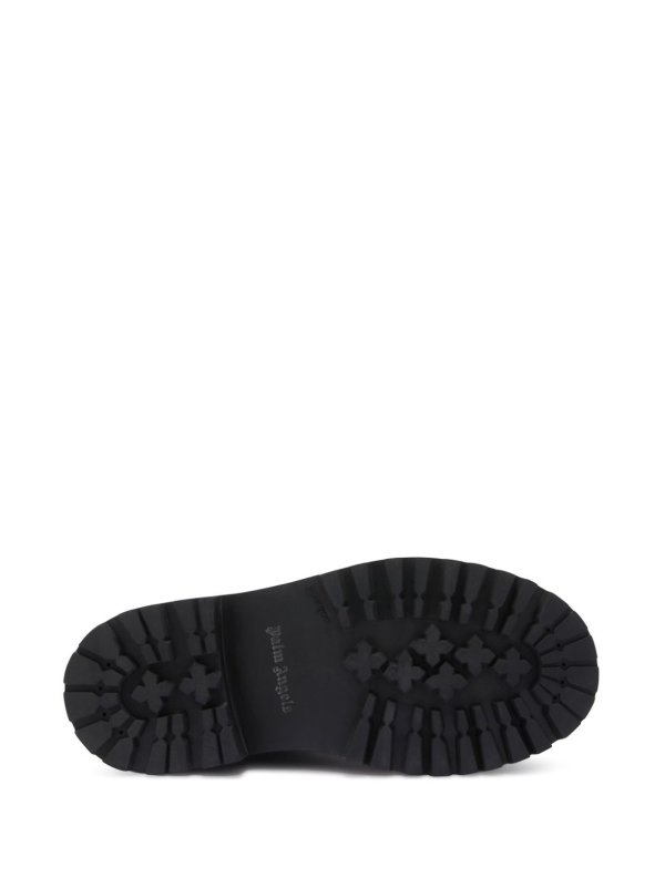 Palm Angels: boots online - Leather combat boots