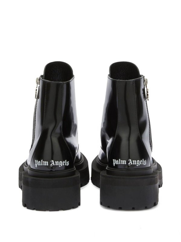 The Best Shops Palm Angels: boots - Leather combat boots