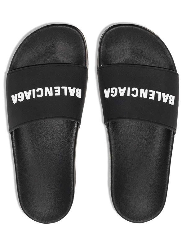 BALENCIAGA buy online ビーチサンダル - 黒