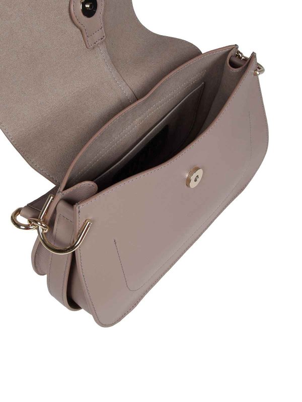 The Best Shops FURLA: cross body bags - Flow handbag in greige leather